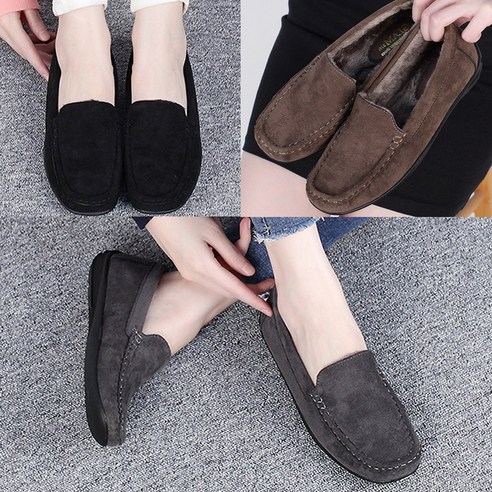 벨루치슈즈 여성 3cm 털안감 방한 겨울 로퍼 단화 gu모카신 벨루치슈즈 여성 3cm 털안감 방한 겨울 로퍼 단화 gu모카신