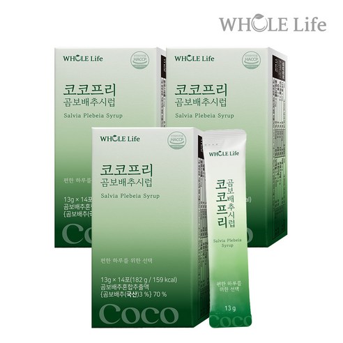 WHOLELIFE 코코프리 곰보배추시럽 14p