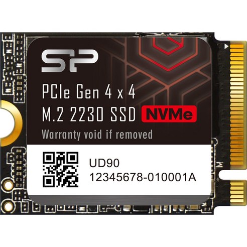 실리콘파워 UD90 2230 NVMe M.2 PCIe Gen 4x4 SSD, 1tb