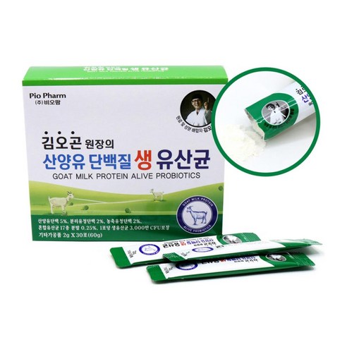 김오곤 원장의 산양유 단백질 생 유산균 2g x 30포, 60g, 1개