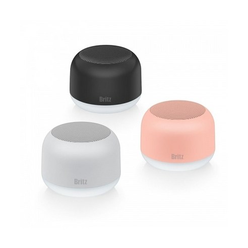 브리츠 LED 자석 블루투스 스피커, BA-MQ1, 블랙