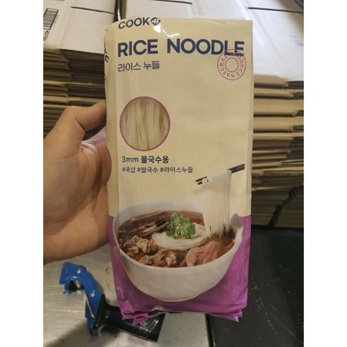 쿡샵 라이스 누들 3mm, 3개, 250g