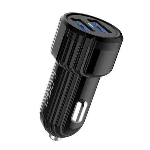 새로운 듀얼 포트 미니 자동차 자동차 충전기 미니 듀얼 USB 충전기 2.4A 자동차 충전기 판매 USB 자동차 충전기, 2.4A 블랙(베어메탈)