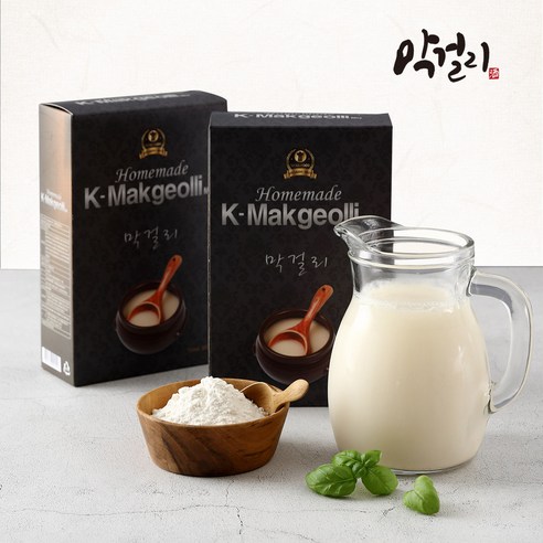 [ K-Makgeolli Mix ] 시판 막걸리와는 비교불가! 집에서 손쉽게 만드는 옛 전통 고유의 통곡물 현미 막걸리 K-Makgeolli Mix, 300g, 3개