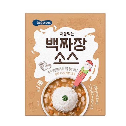 베베쿡 처음먹는 덮밥 소스, 백짜장맛, 200g, 1개