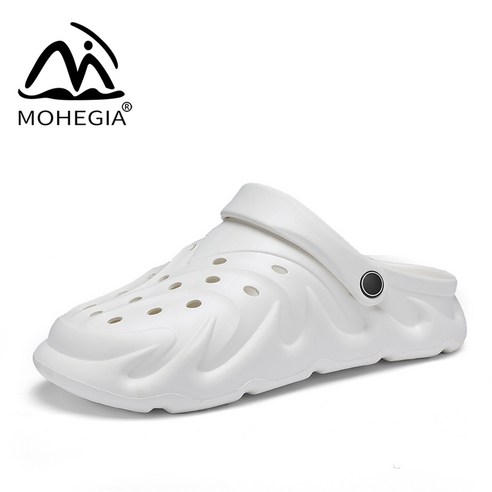 MOHEGIA 여름 슬리퍼 구멍 남성 신발 비치 슈즈
