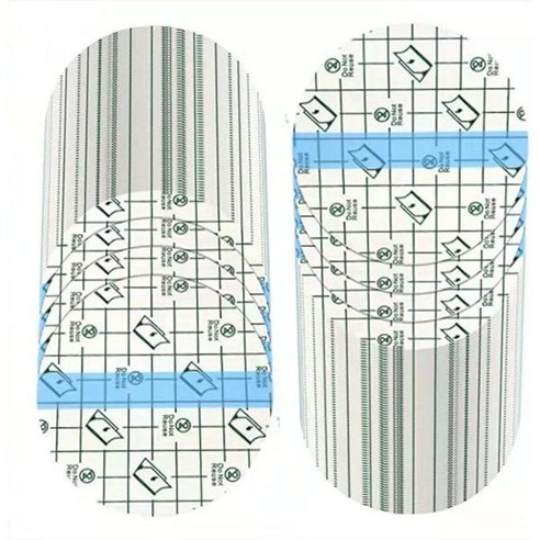흉터 케어 제거 감소 100개 투명 스트레치 방수 접착 붕대 보호 필름 드레싱 (2.3 x 2.7인치)용 테이프, 4 Inch (Pack of 100)