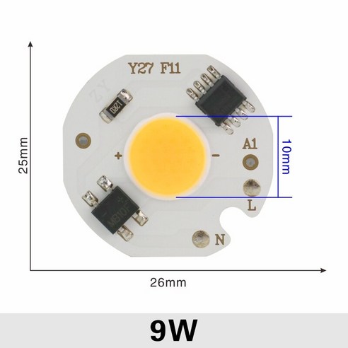 LED 조명 바 LED 3W 5W 7W 9W COB 칩 램프 220V 스마트 IC 필요 없음 드라이버 홍수 빛 스포트 라이트에 대, 1개 이월드자유이용권