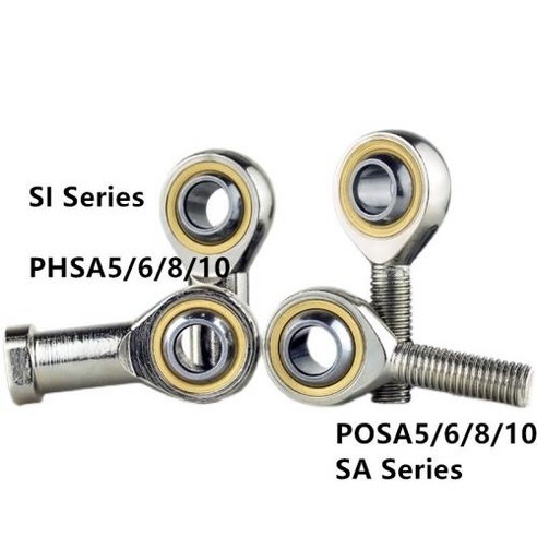 암수 SA SI T K POSA8 볼 5mm 6mm 8mm 10mm 12mm 16mm 18mm 20mm 22mm 25mm 조인트 메트릭 나사산 로드 엔드 베어링, 4) Right Thread - SI10 10mm