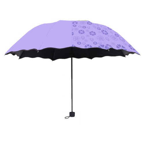 제이에이치 플라워 UV 자외선 차단 암막 접이식 양산 우산