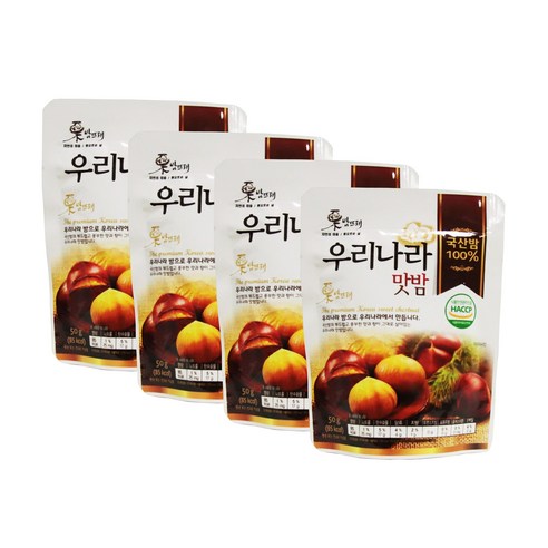 우리나라 밤뜨래맛밤, 80g, 20개