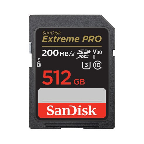 샌디스크 SD메모리카드 SDXC Extreme Pro 익스트림 프로 UHS-I SDXXD 512GB