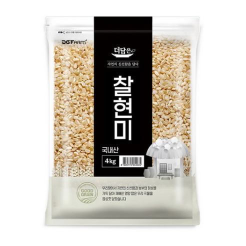 더담은 국산 찰현미, 1개, 4kg