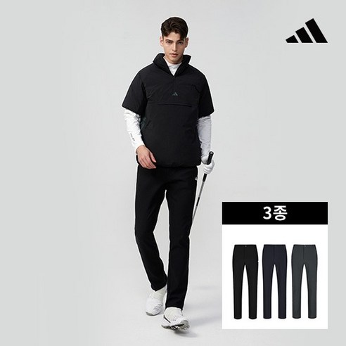 [정품][ 한정쿠폰] ADIDAS GOLF 24FW 본딩 남성 팬츠 3종 골프웨어