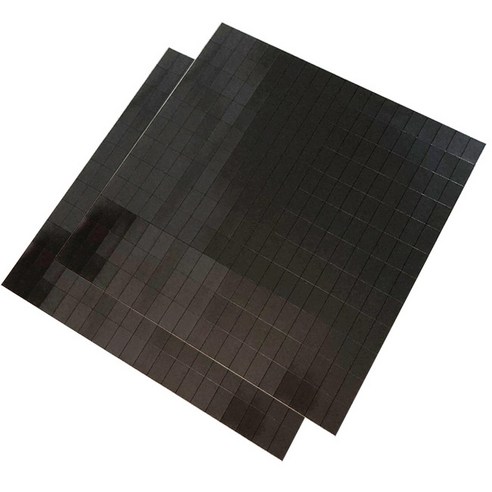[제이스마그네트] 접착 조각 고무자석 시트 300x300 판, 2p세트 25x15x1T_480조각, 1개