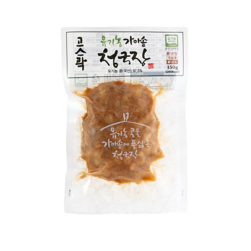 고스락 유기농 청국장, 1개, 150g