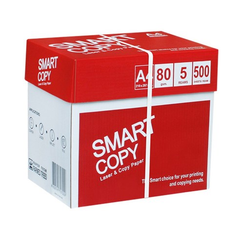 스마트카피 A4용지 복사용지 80g 1BOX, A4, 2500매
