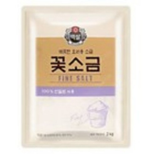 한주소금 CJ제일제당 백설 꽃소금, 500g, 6개 Best Top3