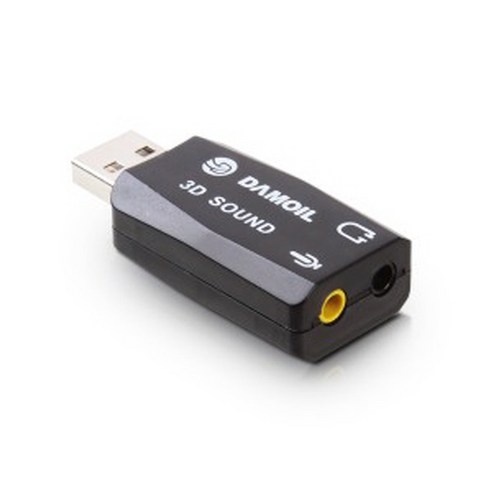 다마가_ DA-3DSound2CH-USB 다모일 USB 3D사운드카드 스피커 마이크연결, 단일 모델명/품번