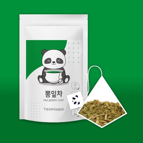 티판다 뽕잎차 친환경 삼각티백, 5개, 50개입, 1g