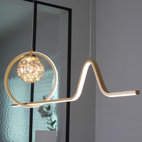 링라인 LED 펜던트: 은하수 같은 빛나는 조명