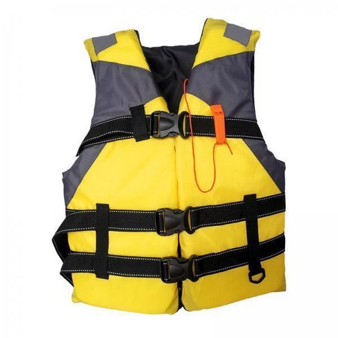 2xLife Jacket 수상 스포츠 스키 부력 보조 보트 안전 구명 조끼 노란색, 옥스포드 천, 노랑