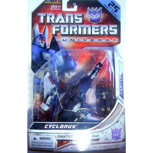 Transformers 하스브로 트랜스포머 유니버스 디럭스 피규어 사이클로너스, 1개