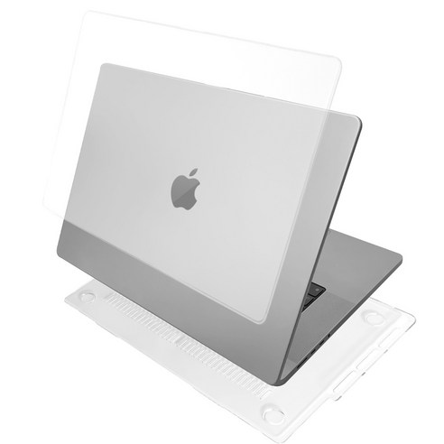 헤이맨 맥북 클리어 하드 풀커버 케이스, 맥북 에어 13인치 M3 A3113, 투명