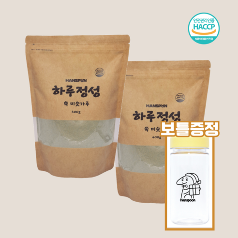 향긋한 쑥 내음으로 시작하는 건강한 하루, 한스푼 쑥 미숫가루