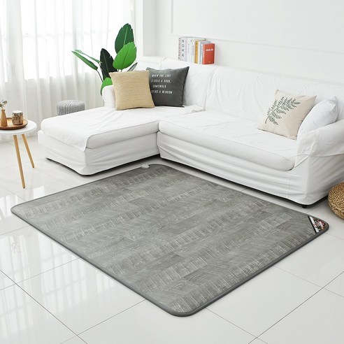 한일메디칼 온돌왕 탄소 전기장판 카본 거실 전기매트, 빈티지그레이 150x183cm