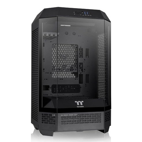 Thermaltake Tower 100 Snow Edition 강화 유리 타입-C (USB 3.1 Gen 2) 미니 타워 컴퓨터 섀시 Mini-ITX CA-1R3-00S6WN-00, Case_타워 300 
그래픽카드/메인보드