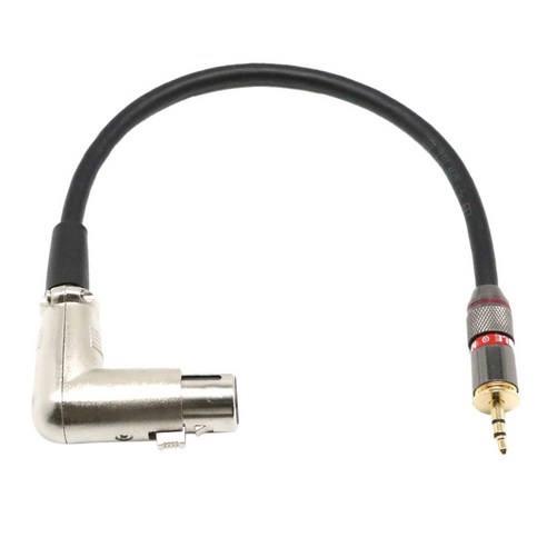 Ursmart 1ft 3.5mm 1/8 "스테레오 TRS 미니 플러그-XLR 암 어댑터 케이블