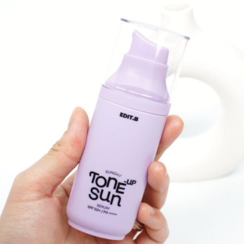 해로운 자외선으로부터 안전한 피부를 지켜주는 톤업 선 세럼