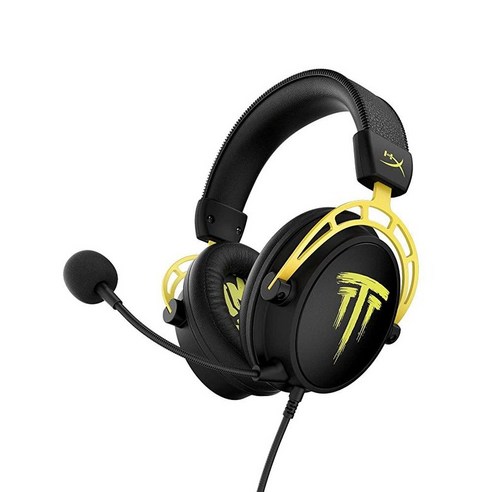 HyperX 클라우드 알파 게이밍 헤드셋, Black/Yellow _Headset