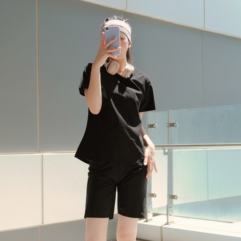 홈트레이닝 효과를 높이는 고품질 리하이 다이어트 땀복