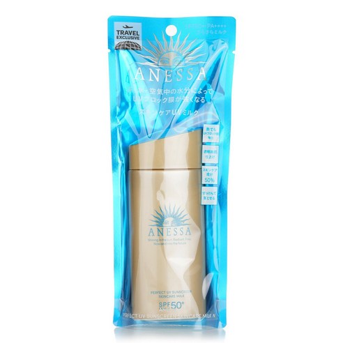 아네사 아넷사 ANESSA SHISEIDO 시세이도 퍼펙트 UV 스킨케어 밀크 N SPF50+ PA++++ 90mL ㅡ195789, 1개