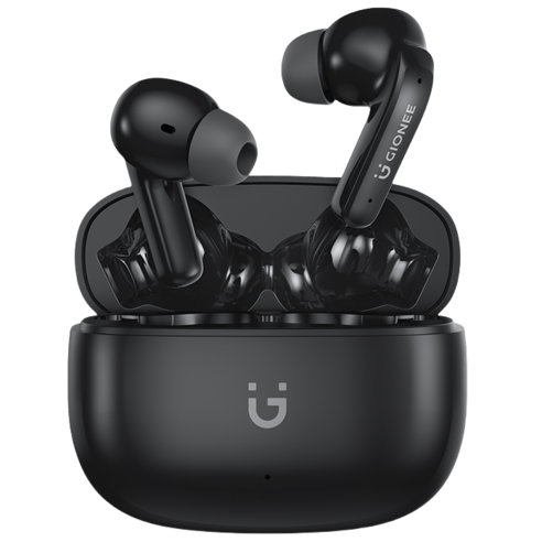 GIONEE 커널형 블루투스 이어폰 HIFI음질 고해상도 노이즈캔슬링 TWS 귀찌 인이어 무선 이어버드 이어팟 커널형 이어폰, 블랙, JL037