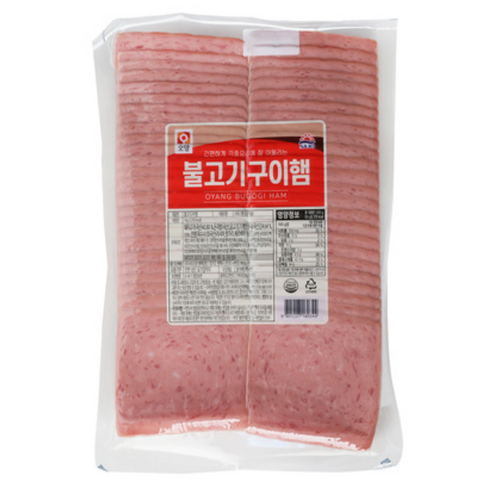 원하프불고기구이햄(슬)1kg/사조총알배송, 1kg, 14개