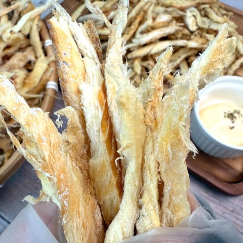 손질 걱정 없이 즐기는 풍성한 맛, 손질된 순살 먹태채!