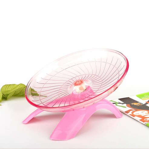 카르노 햄스터용 스마트 크리스탈 휠 쳇바퀴 18cm, 라이트 핑크, 1개