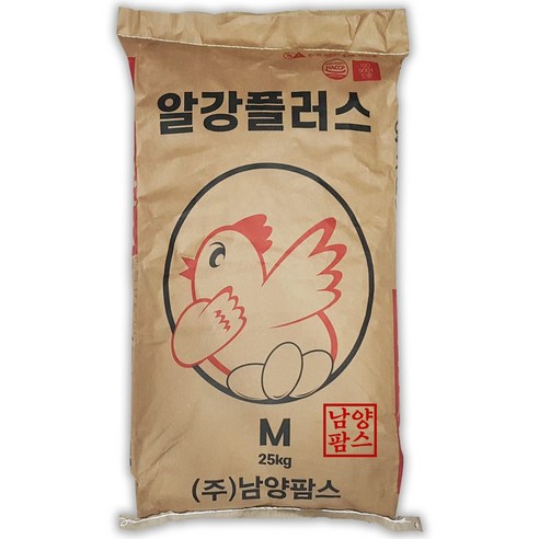 한일 알강 플러스 M 닭 사료, 25kg, 1개 가축용품