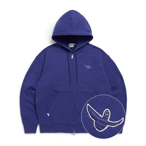 마크곤잘레스 MARK GONZALES 엔젤 와펜 OG SWEAT ZIP-UP 후드 티셔츠 - VIOLET Z233UZH010024 244429