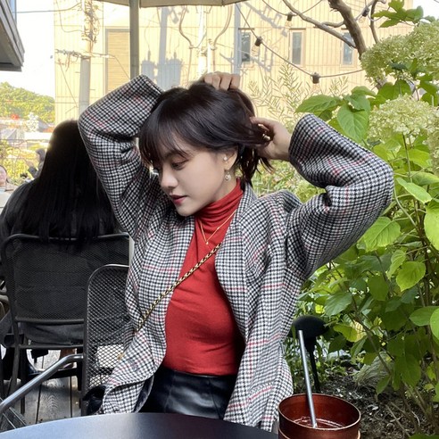 커밍투유 쫀쫀 슬림 울 폴라티