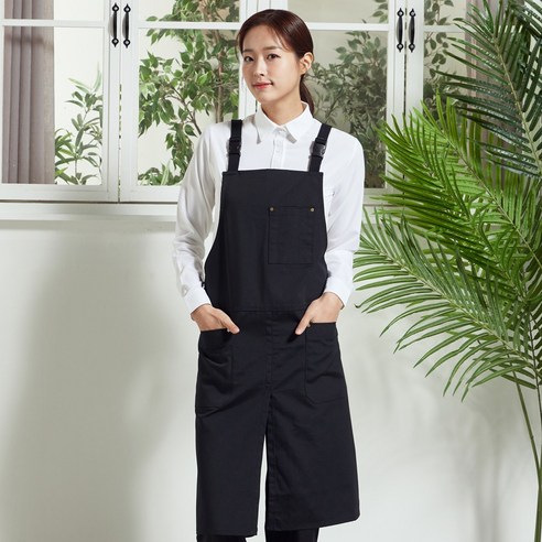 유니스토어 H형 버클업 2 앞치마 / 옥스퍼드