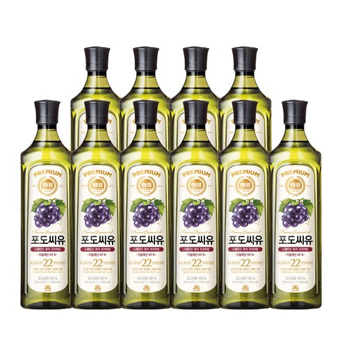 해표 포도씨유, 900ml, 10개
