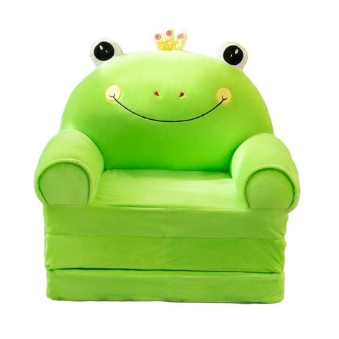 사랑스러운 의자 좌석 슬립 커버 안락 의자 슬립 커버 거실 놀이방, 녹색 개구리, {"수건소재":"폴리에스터"}