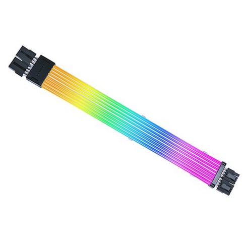 LIAN LI STRIMER WIRELESS GPU 2x8핀 케이블 (PW8-1W 0.34m) 컨트롤러 미포함, 1개