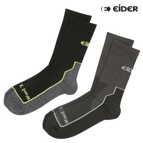 [아이더] DUA22S02 울 테크 스포츠울 중목 양말, 없음, 1개