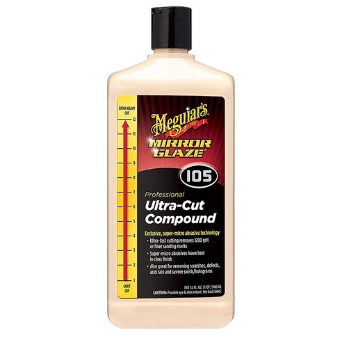 맥과이어스 105 미러 글래이즈 울트라 컷 컴파운드 946ml Meguiars Ultra Cut Compound, 1개