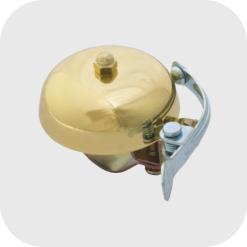 릭스 퍼니 벨, 1개, Vintage Brass